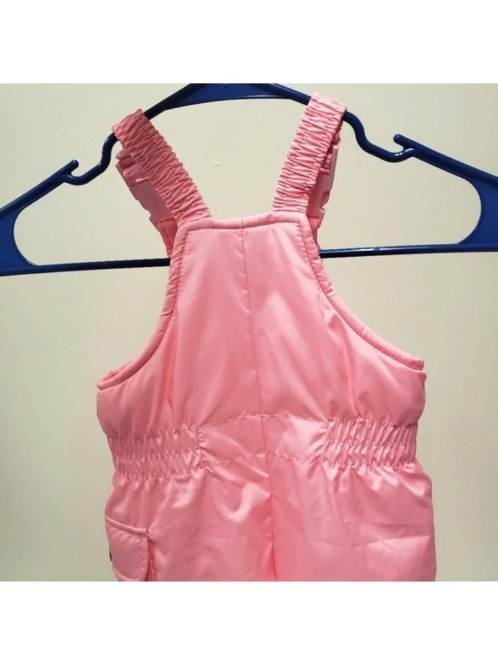 Carters Pink Snow Suit Overalls Ski Bib Girls Size 12 Months
